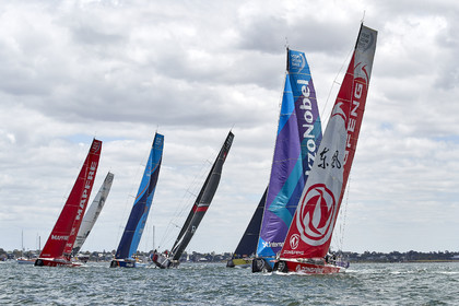 team AkzoNobel  in Volvo Ocean Race 2017-18.