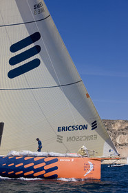 VOLVO OCEAN RACE - 2008 2009. IN-PORT RACE in Alicante-Spain.
