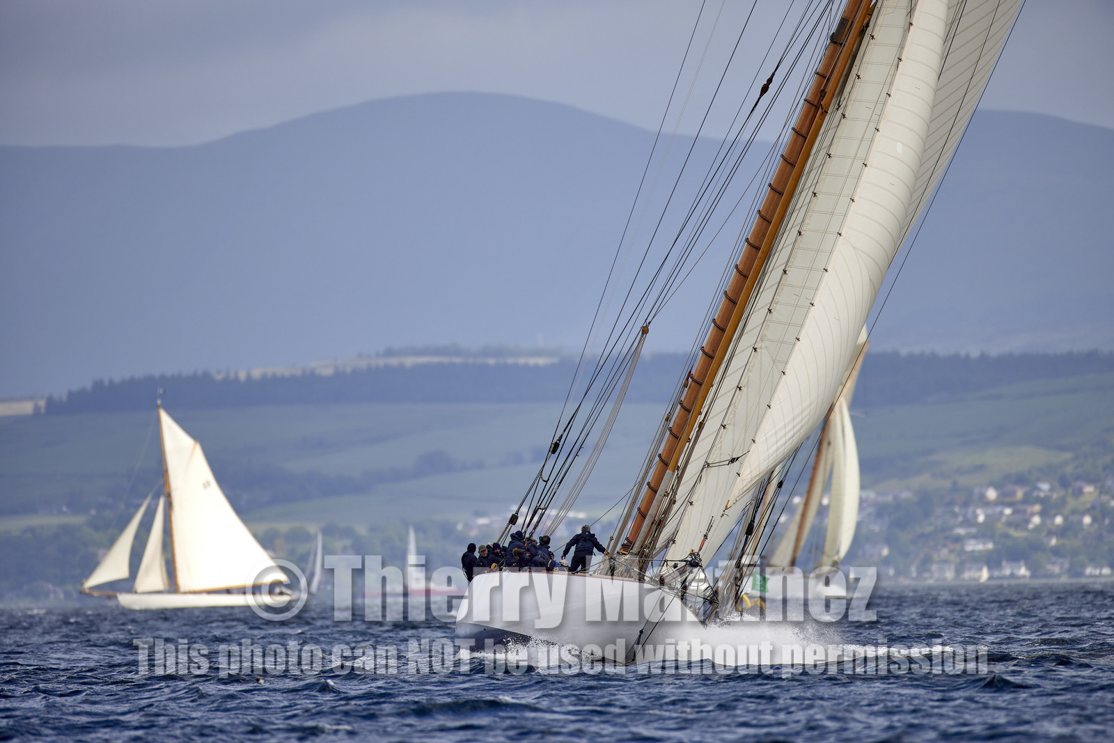 22_17006   © Thierry Martinez.FAIRLIE,SCOTLAND - UK 12th June 20222022 RICHARD MILLE FIFE REGATTA.Day 2 : LARGS to ROTHESAY