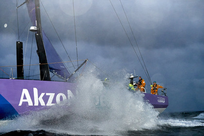 team AkzoNobel  in Volvo Ocean Race 2017-18.