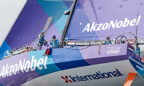 team AkzoNobel  in Volvo Ocean Race 2017-18.