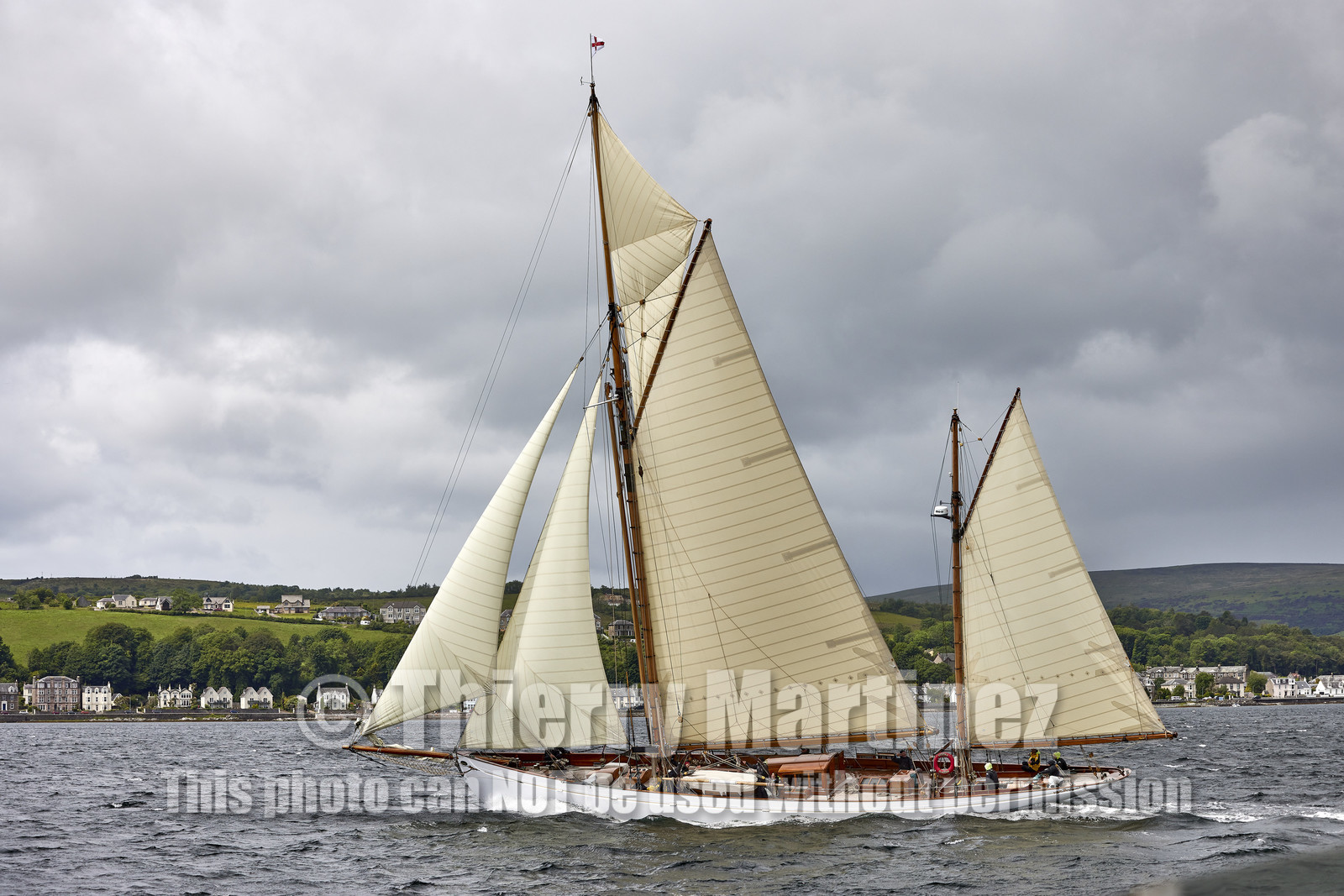 22_17006   © Thierry Martinez.FAIRLIE,SCOTLAND - UK 12th June 20222022 RICHARD MILLE FIFE REGATTA.Day 2 : LARGS to ROTHESAY