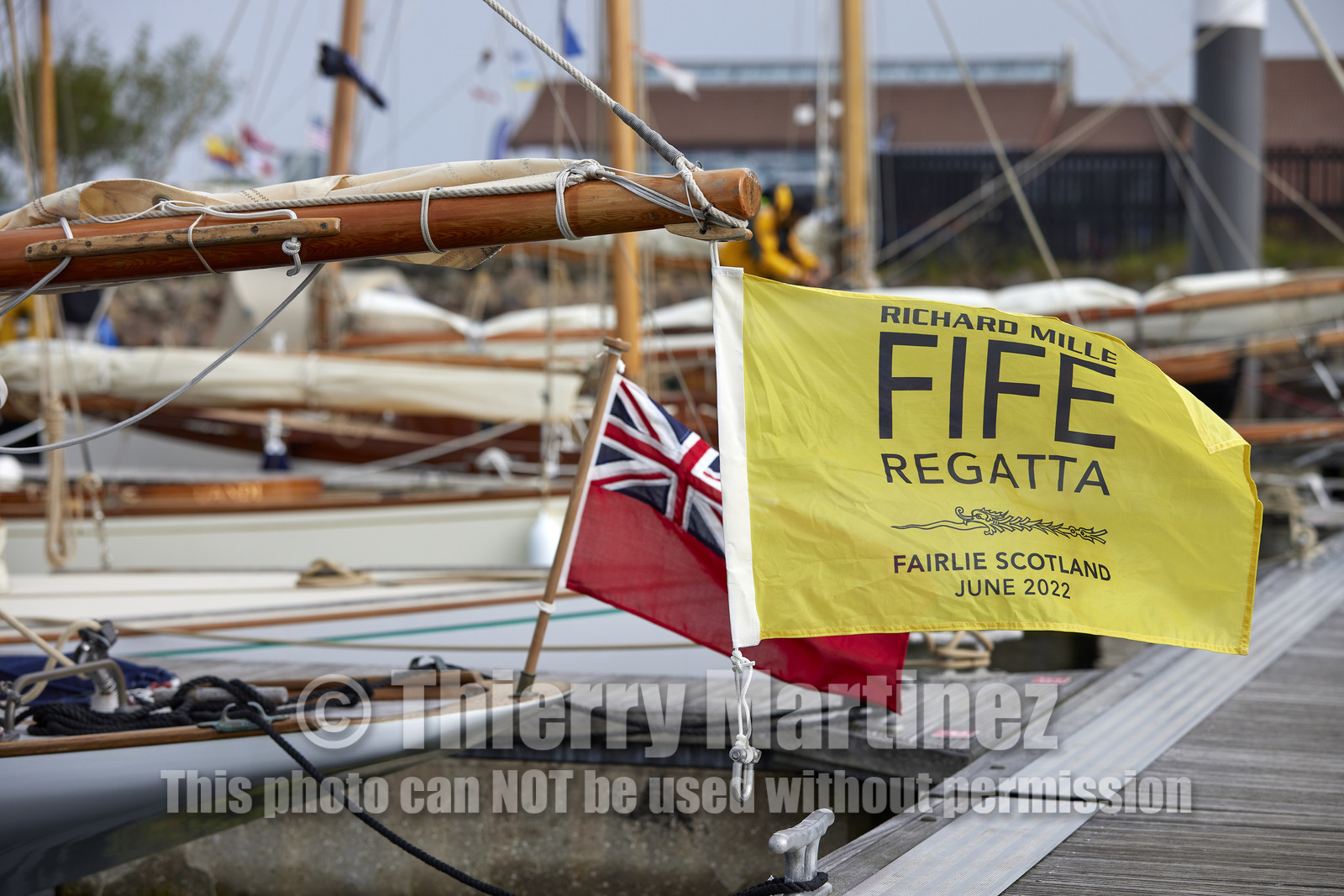 22_17006   © Thierry Martinez.FAIRLIE,SCOTLAND - UK 12th June 20222022 RICHARD MILLE FIFE REGATTA.Day 2 : LARGS to ROTHESAY