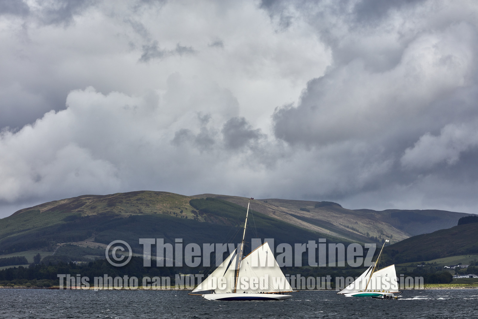 22_17006   © Thierry Martinez.FAIRLIE,SCOTLAND - UK 12th June 20222022 RICHARD MILLE FIFE REGATTA.Day 2 : LARGS to ROTHESAY