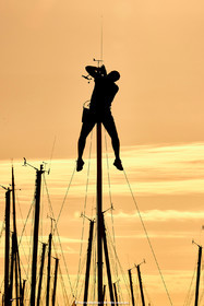 23_21586   © Thierry Martinez. LES SABLES D'OLONNE, 85 - FRANCE 23 septembre 2023.MINI TRANSAT 2023. Départ du 24 septembre retardé.Les Sables d’Olonne (FRA)    Santa Cruz de la Palma ( Canaries)    St François ( Guadeloupe): 4050 NM.