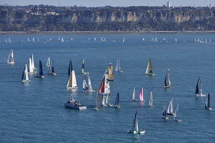 Départ Transat Jacques Vabre 2015.