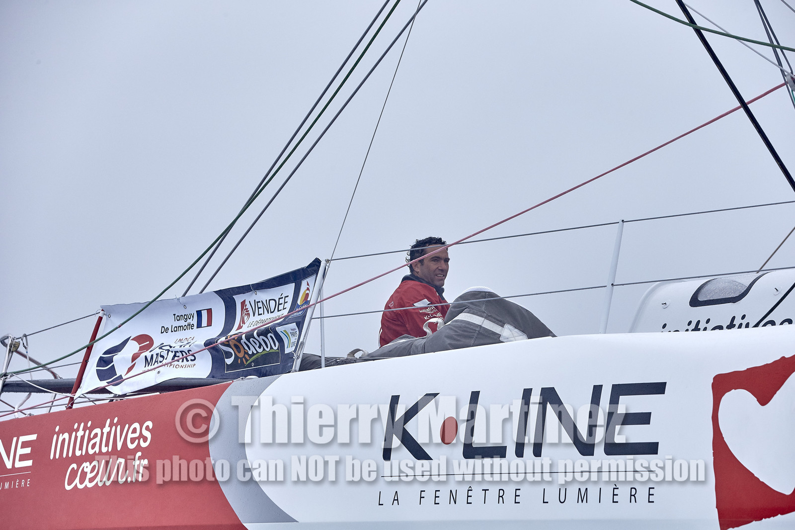 16_40419  ©Th.Martinez Sea&Co.  ILE DE GROIX - - FRANCE. 3 Août 2016. .Tanguy De Lamotte (FRA), a bord de l'IMOCA Initiatives-Coeur au large de l'Ile de Groix (FRA) en préparation du Vendée Globe 2016-17.