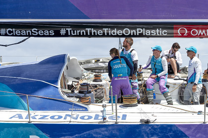 team AkzoNobel  in Volvo Ocean Race 2017-18.