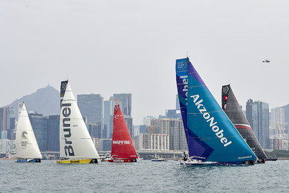 team AkzoNobel  in Volvo Ocean Race 2017-18.