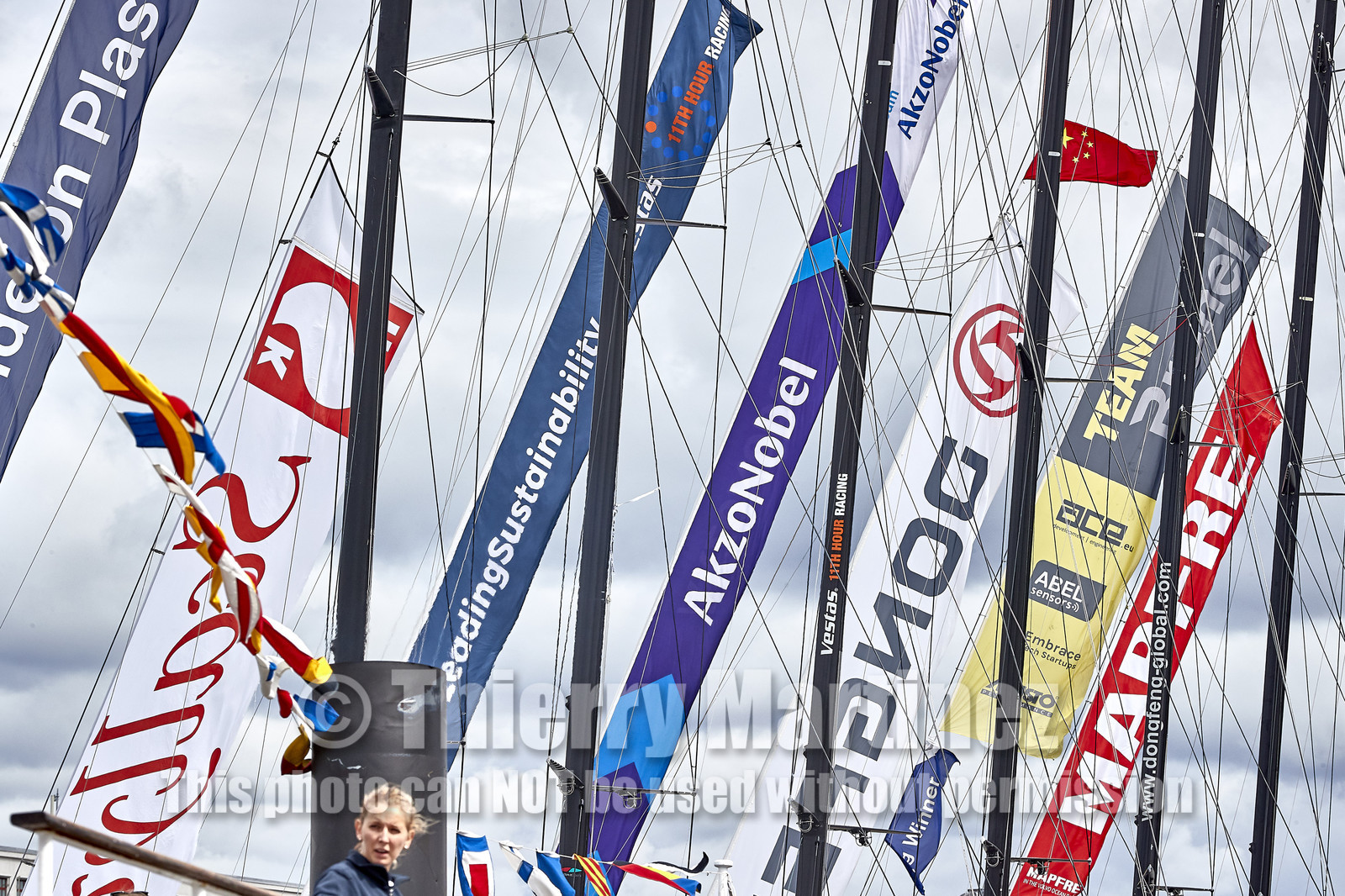 team AkzoNobel  in Volvo Ocean Race 2017-18.