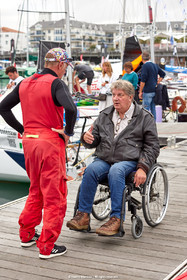 23_21611   © Thierry Martinez. LES SABLES D'OLONNE, 85 - FRANCE 25 septembre 2023.Départ MINI TRANSAT 2023. Départ du Dimanche 24 septembre retardé au Lundi 25 Sept .Les Sables d’Olonne (FRA)    Santa Cruz de la Palma ( Canaries)    St François ( Guadeloupe): 4050 NM.