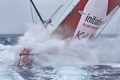16_40407  ©Th.Martinez Sea&Co.  ILE DE GROIX - - FRANCE. 3 Août 2016. .Tanguy De Lamotte (FRA), a bord de l'IMOCA Initiatives-Coeur au large de l'Ile de Groix (FRA) en préparation du Vendée Globe 2016-17.