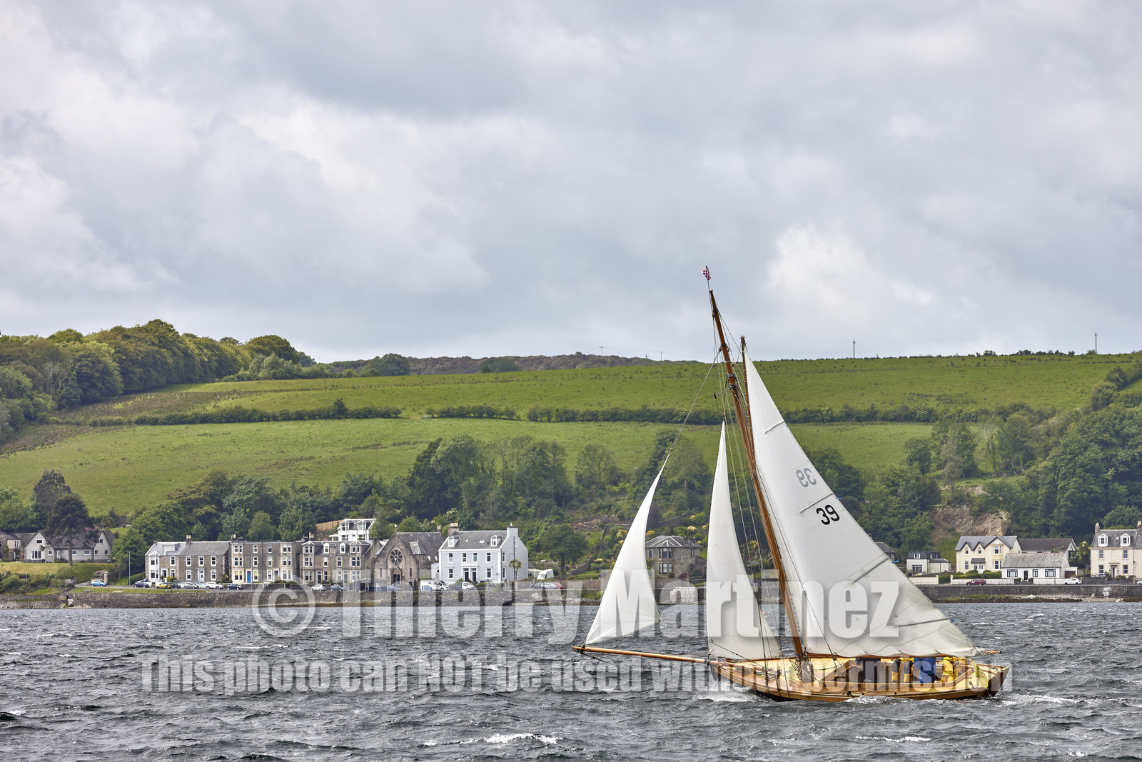 22_17006   © Thierry Martinez.FAIRLIE,SCOTLAND - UK 12th June 20222022 RICHARD MILLE FIFE REGATTA.Day 2 : LARGS to ROTHESAY