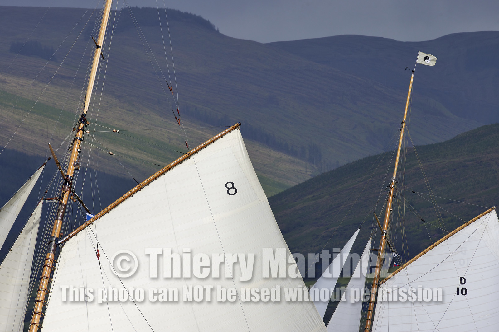 22_17006   © Thierry Martinez.FAIRLIE,SCOTLAND - UK 12th June 20222022 RICHARD MILLE FIFE REGATTA.Day 2 : LARGS to ROTHESAY