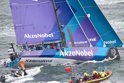 team AkzoNobel  in Volvo Ocean Race 2017-18.
