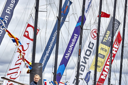 team AkzoNobel  in Volvo Ocean Race 2017-18.