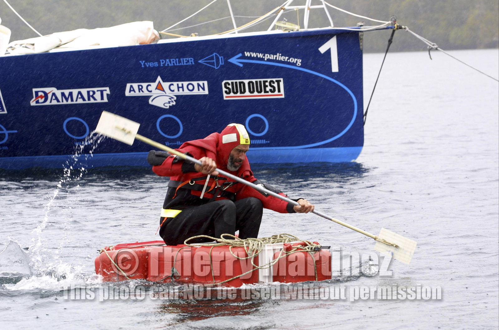 Yves Parlier (FRA) Vendée Globe 2000-01