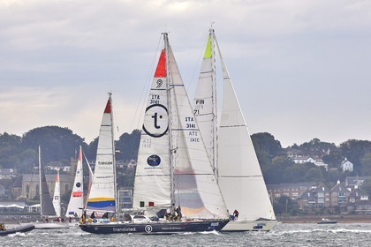 23_19569   © Thierry Martinez.SOUTHAMPTON,  - UK 10 septembre 2023.OCEAN GLOBE RACE 2023.Start Leg 1 : Southampton ( UK)   Cape Town ( South Africa)