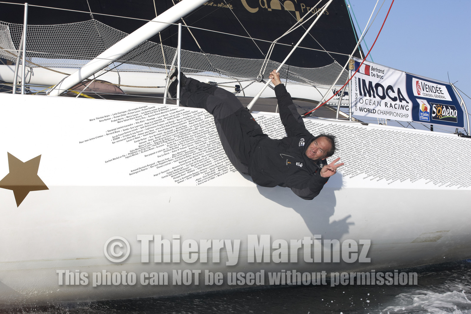 VOTRE NOM AUTOUR DU MONDE , skipper Bertrand de Broc (FRA)