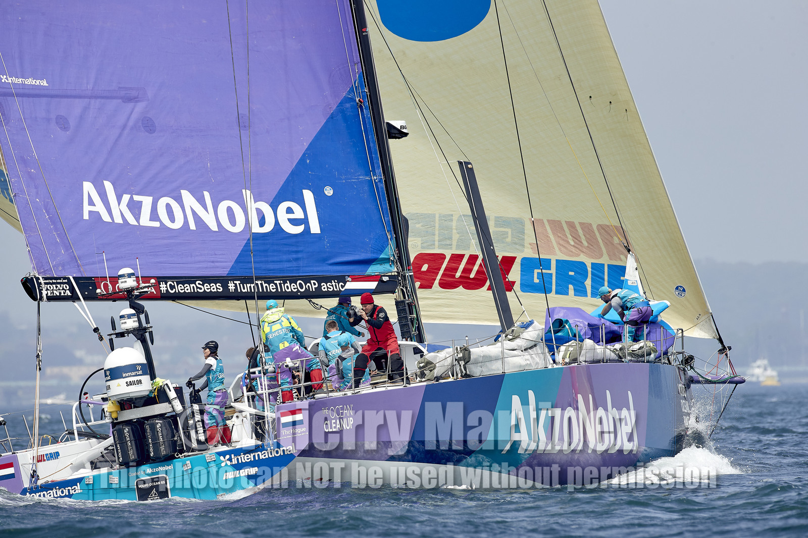 team AkzoNobel  in Volvo Ocean Race 2017-18.