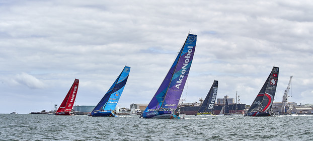 team AkzoNobel  in Volvo Ocean Race 2017-18.