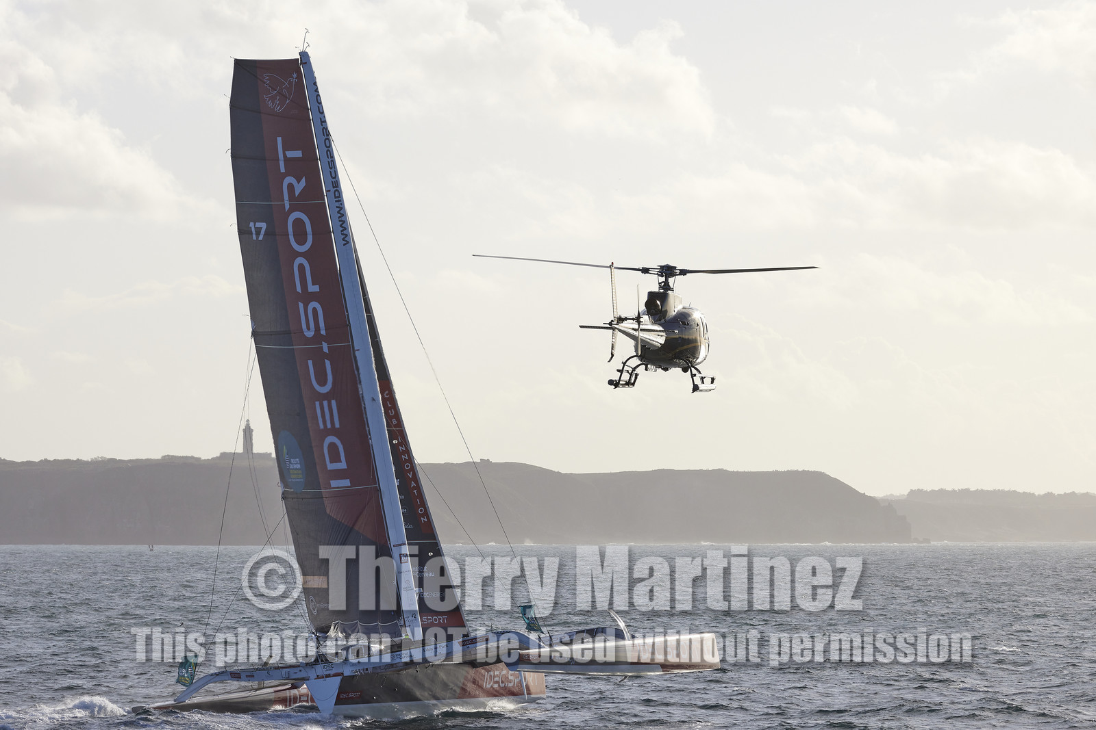 22_40130   © Thierry Martinez.DINARD, FRANCE. 9 Novembre  2022Départ de la 12éme ROUTE DU RHUM, transatlantique course à la voile en solitaire de St Malo(FRA)  à Pointe à Pitre (FRA-Guadeloupe) 3.543 milles nautiques.