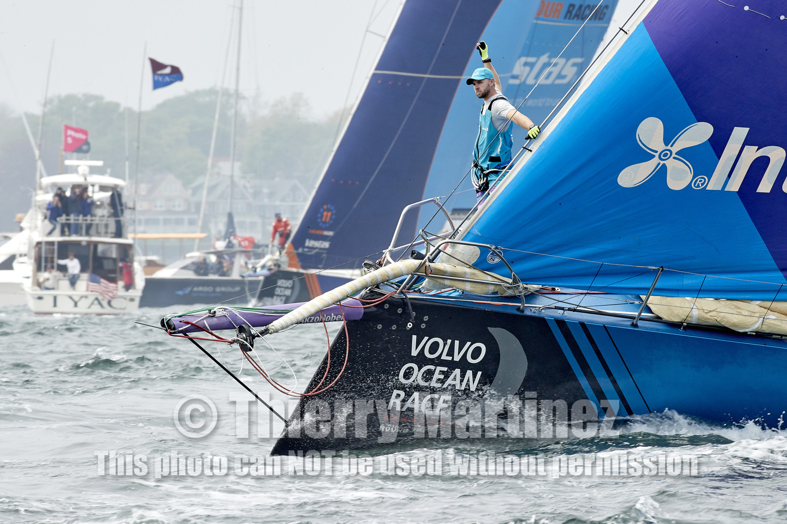 team AkzoNobel  in Volvo Ocean Race 2017-18.
