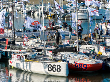 23_21284   © Thierry Martinez. LES SABLES D'OLONNE, 85 - FRANCE 22 septembre 2023.MINI TRANSAT 2023. Départ le 24 septembre.Les Sables d’Olonne (FRA)    Santa Cruz de la Palma ( Canaries)    St François ( Guadeloupe): 4050 NM.