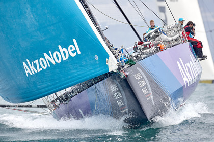 team AkzoNobel  in Volvo Ocean Race 2017-18.