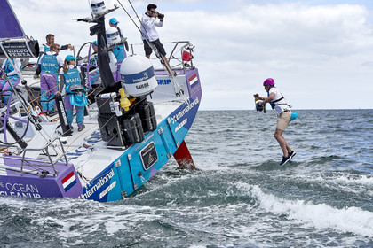 team AkzoNobel  in Volvo Ocean Race 2017-18.