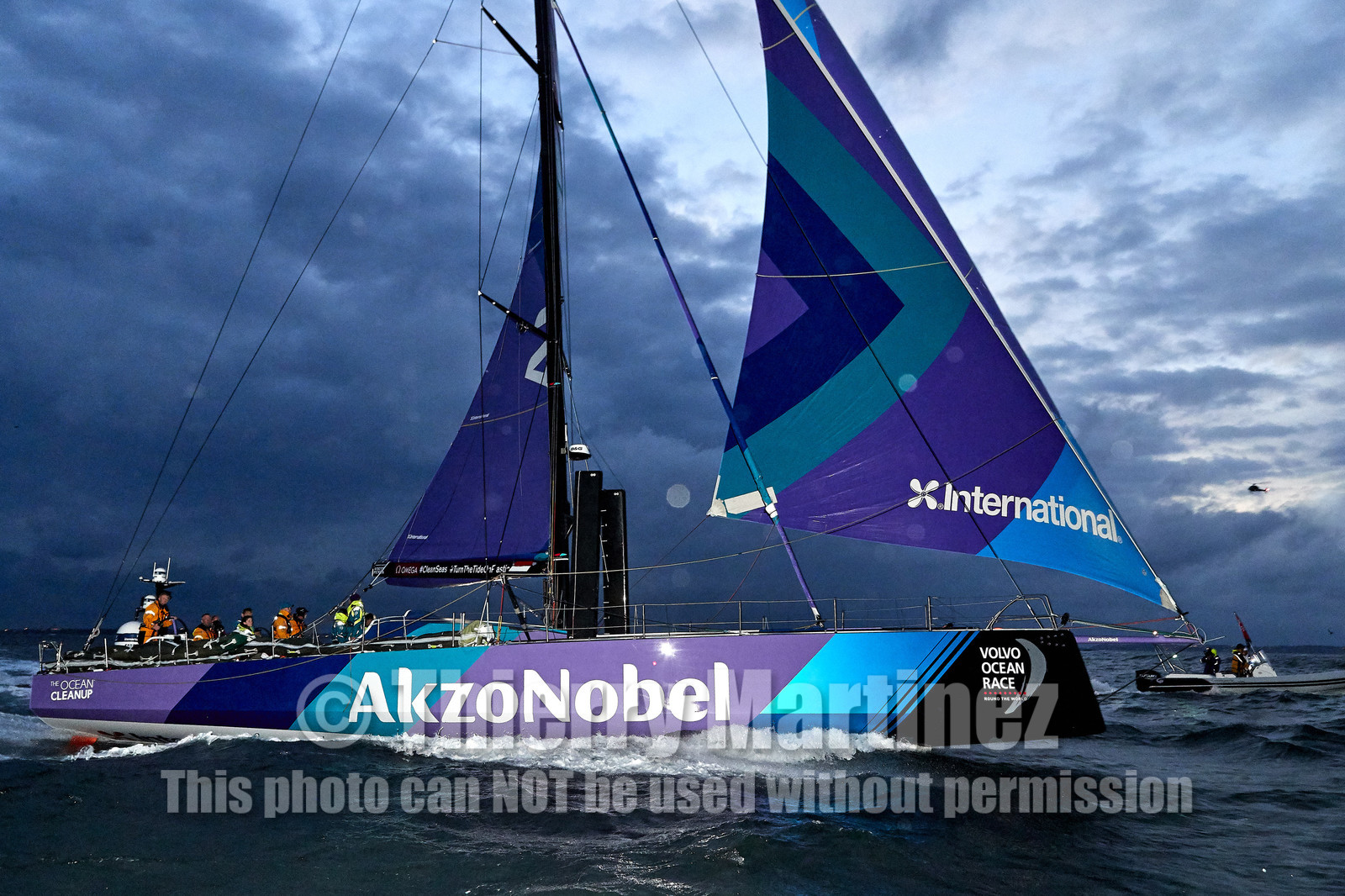 team AkzoNobel  in Volvo Ocean Race 2017-18.