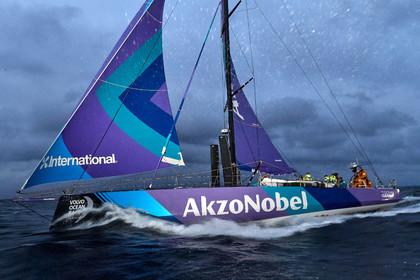 team AkzoNobel  in Volvo Ocean Race 2017-18.