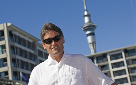 Portrait Russell Coutts (NZ) in Auckland.
