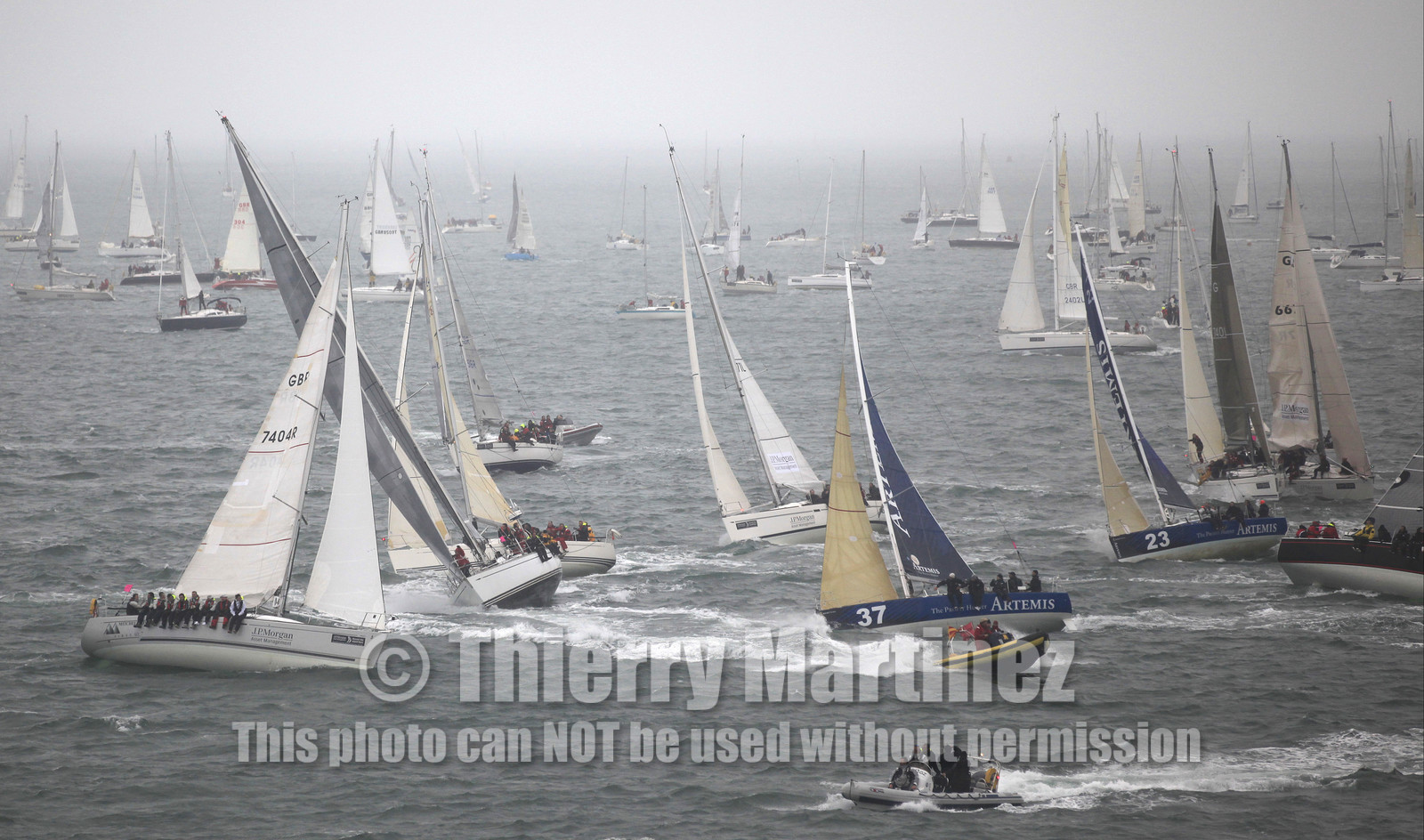 JP Morgan Asset Management Round The Island Race. 80th Anniversary race.