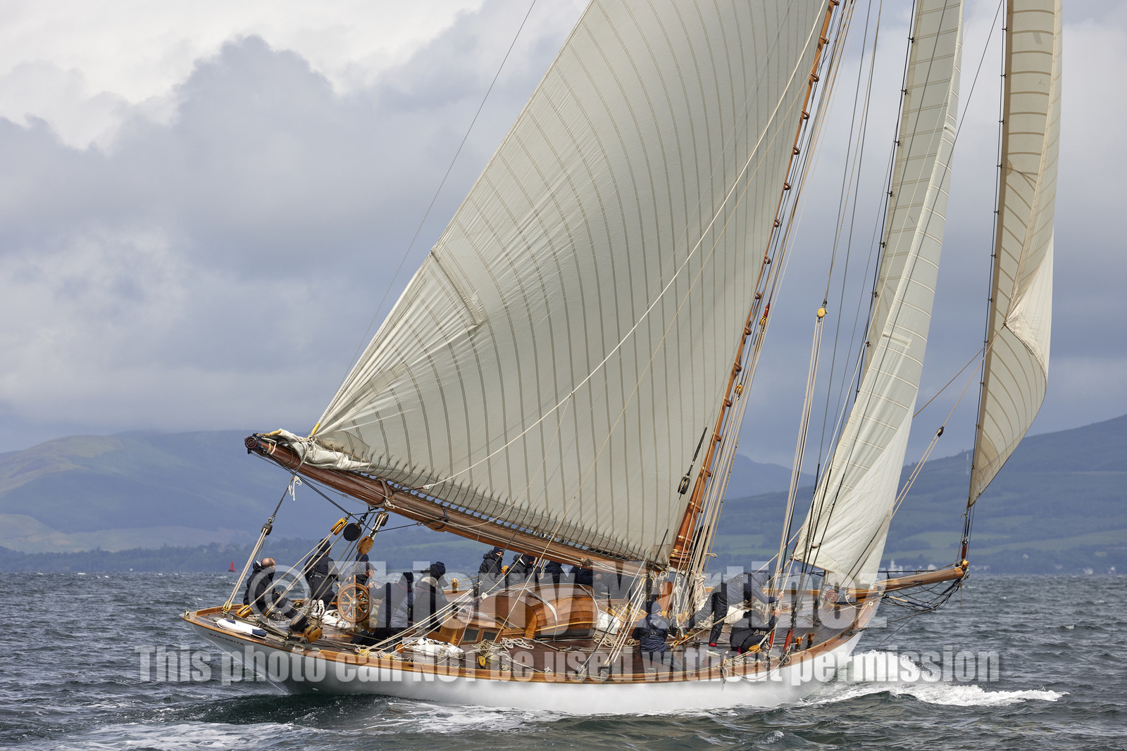 22_17006   © Thierry Martinez.FAIRLIE,SCOTLAND - UK 12th June 20222022 RICHARD MILLE FIFE REGATTA.Day 2 : LARGS to ROTHESAY