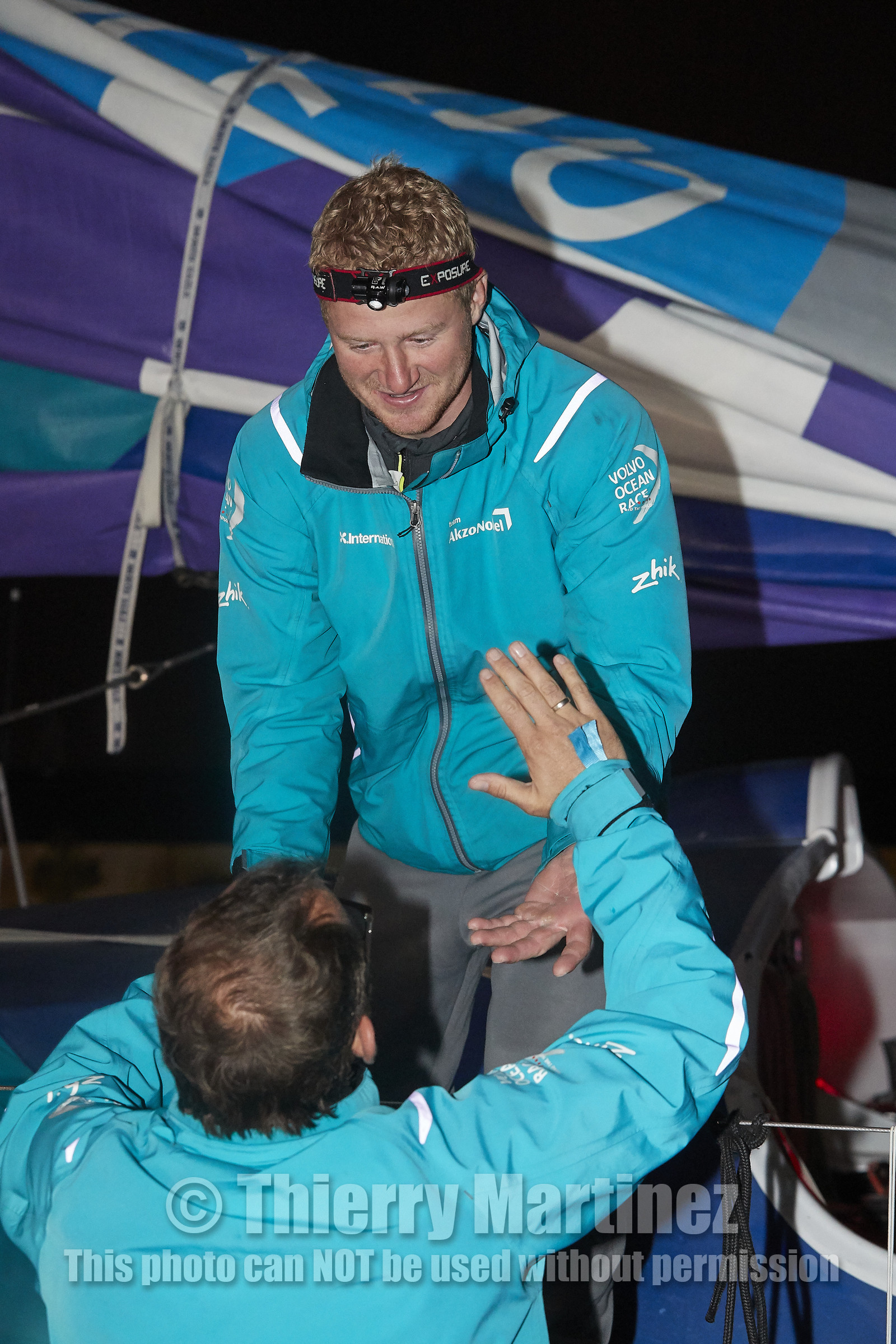 team AkzoNobel  in Volvo Ocean Race 2017-18.