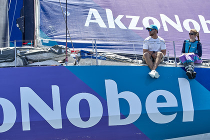 team AkzoNobel  in Volvo Ocean Race 2017-18.