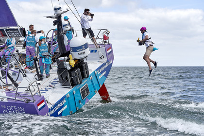 team AkzoNobel  in Volvo Ocean Race 2017-18.