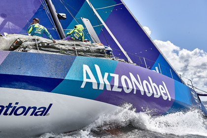 team AkzoNobel  in Volvo Ocean Race 2017-18.