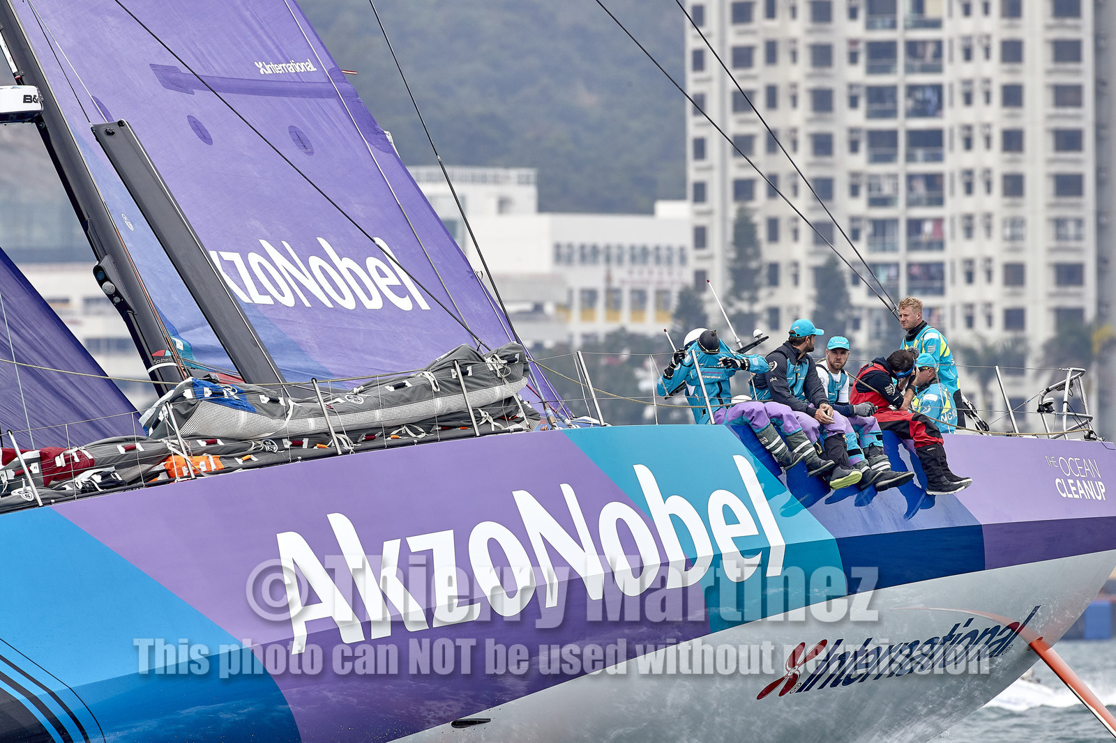 team AkzoNobel  in Volvo Ocean Race 2017-18.