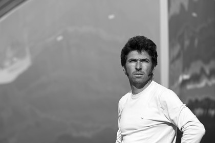 Thierry Dubois (FRA) et son bateau LA LOUISE