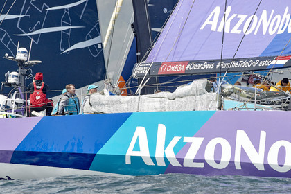 team AkzoNobel  in Volvo Ocean Race 2017-18.