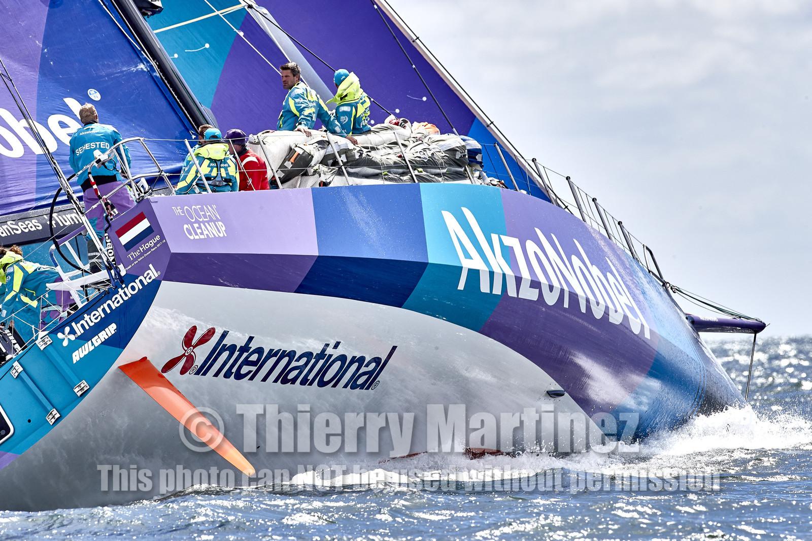 team AkzoNobel  in Volvo Ocean Race 2017-18.