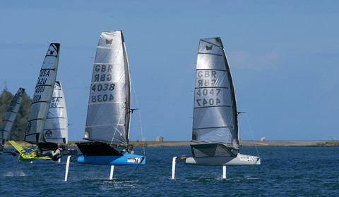 2013 US National International Moth - Kaneohe Bay - Hawaii -USA . 10-11 October 2013