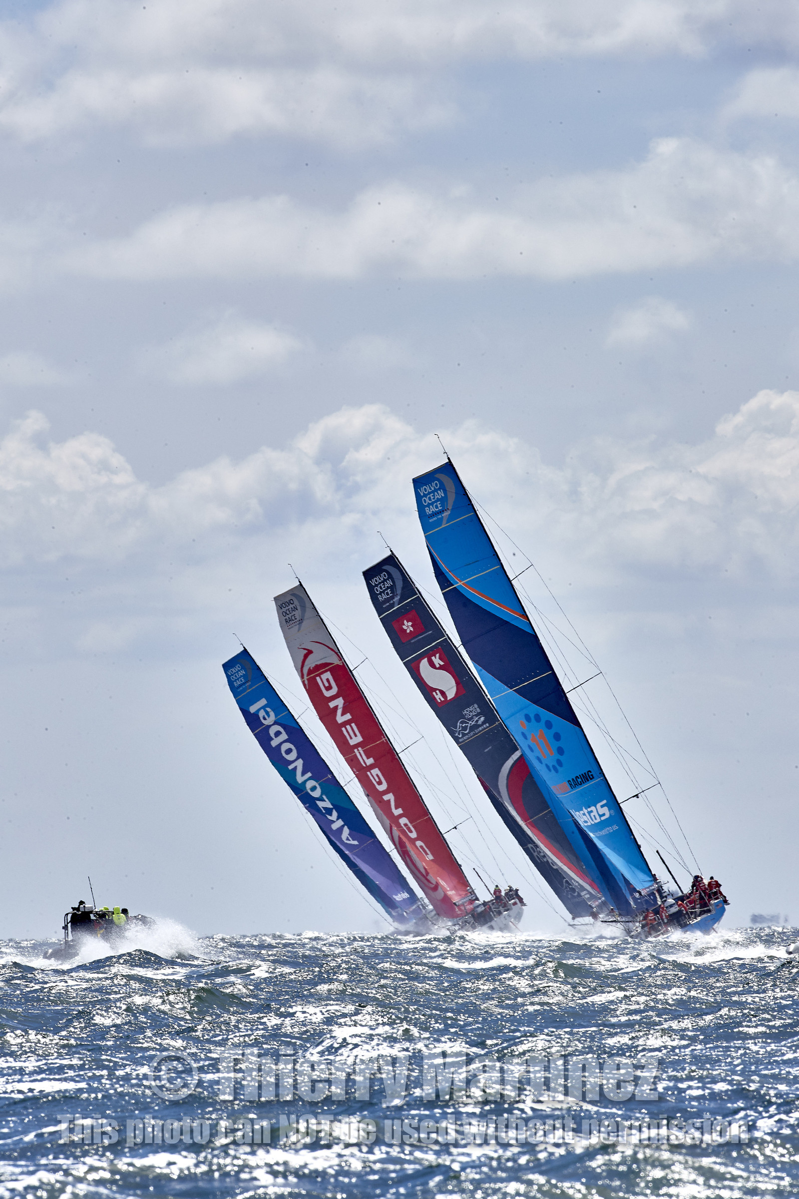 team AkzoNobel  in Volvo Ocean Race 2017-18.