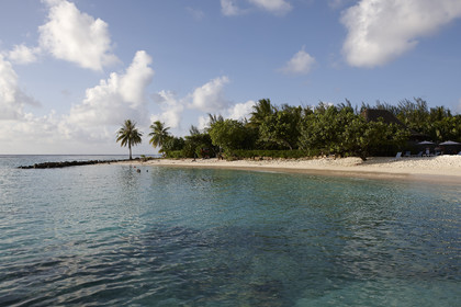 15_023524  ©ThMartinez Sea&Co.  HUAHINE - ILES SOUS LE VENT. POLYNESIE FRANCAISE . 31 January 2015. .Village de FARE.