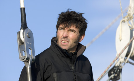 LA LOUISE new schooner  of Thierry Dubois (FRA) Sailing in Golfe du Morbihan (FRA)