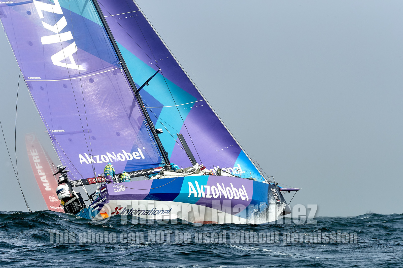 team AkzoNobel  in Volvo Ocean Race 2017-18.