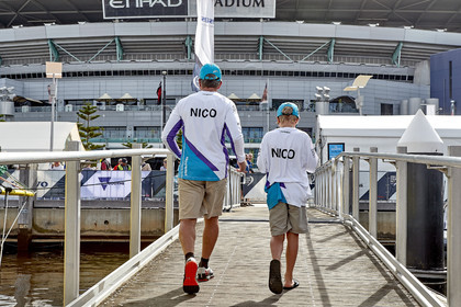 team AkzoNobel  in Volvo Ocean Race 2017-18.