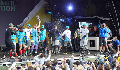 team AkzoNobel  in Volvo Ocean Race 2017-18.